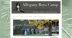 Desktop Screenshot of alleganyboyscamp.org