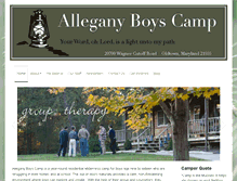 Tablet Screenshot of alleganyboyscamp.org